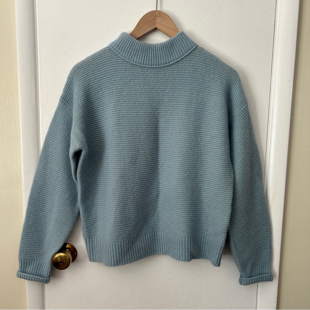 Margaret O’Leary Light Blue Cashmere Sweater
